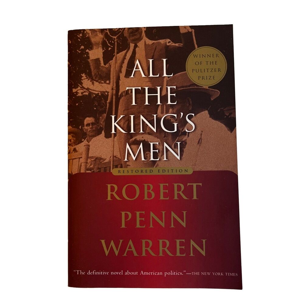 All The King's Men 2001 PB Restored Ed Warren Corrupt Politics Pulitzer Classic